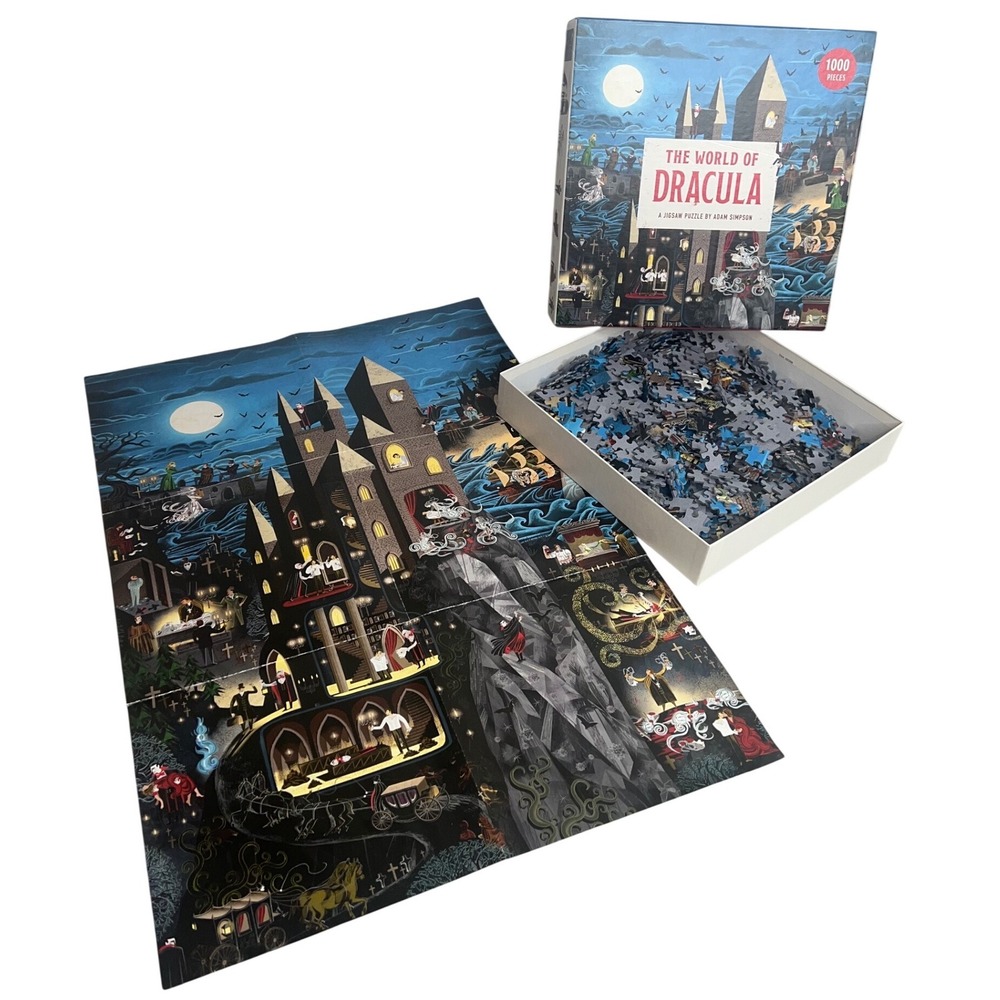 The World of Dracula 1000 Piece Jigsaw Puzzle by Adam Simpson Laurence King